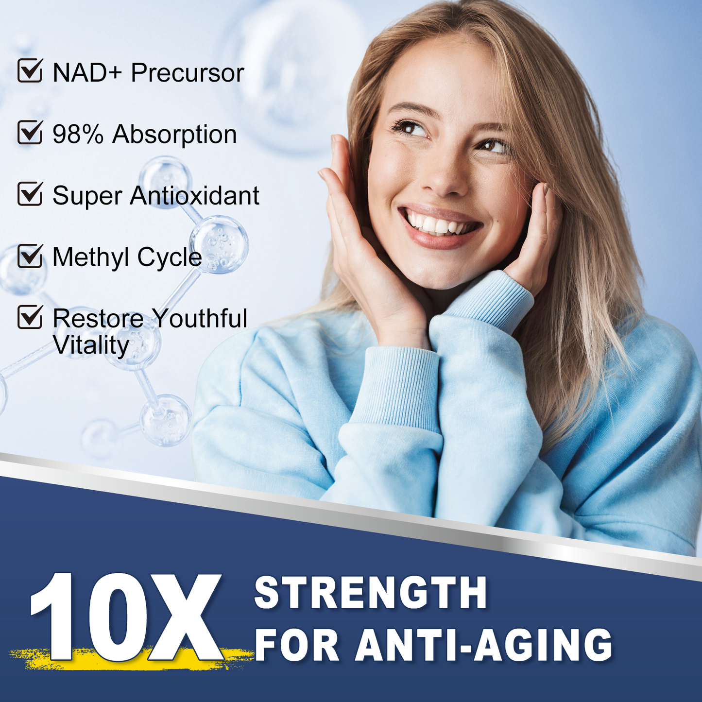 NAD Supplement Softgels 1700mg, Nad Supplements for Women & Men with Nicotinamide Riboside Quercetin Phytosome, Trans Resveratrol & TMG, Boost NAD Energy & Anti-Aging Support 120-Count, 60 Days Supply